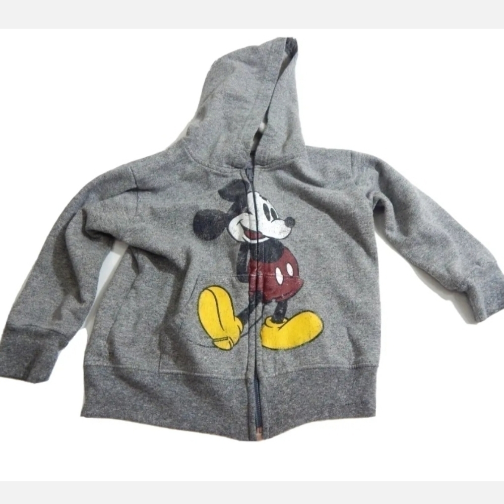 Disney Parks Mickey Mouse Zip Hoodie Sweatshirt